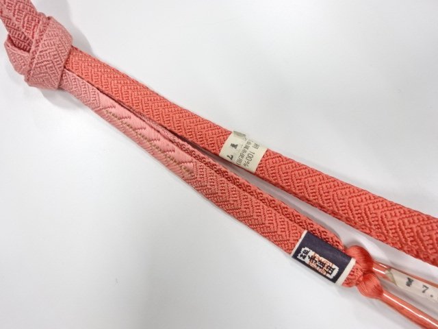JAPANESE KIMONO / UNUSED HAND-TIED OBIJIME